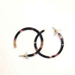 Small Acrylic colorful hoops